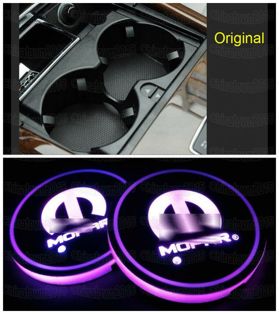 7 Color LED Mopar Omega M Cup Acrylic Inserts - Click Image to Close